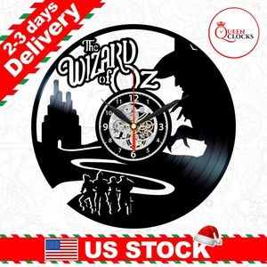 Wizard of OZ Vinyl Wall Clock Kids Art Decor Gifts